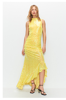 sequin midi dress