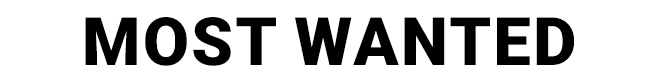 Most Wanted - Shop Now