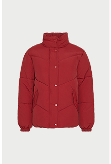 essential funnel neck padded jacket