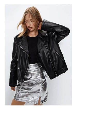 oversized biker jacket