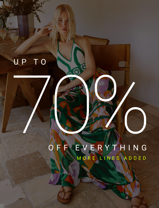 Up To 70% Off Everything - shop now