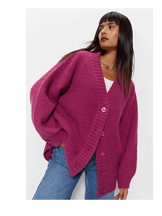 oversized cardigan