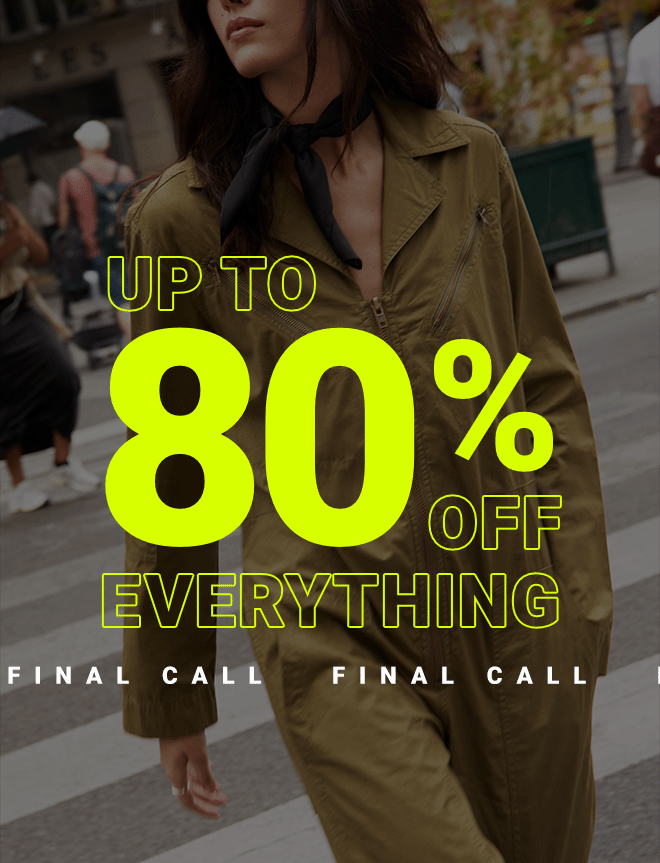 Up To 80% Off Everything - shop now