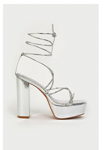strappy extreme platform heel