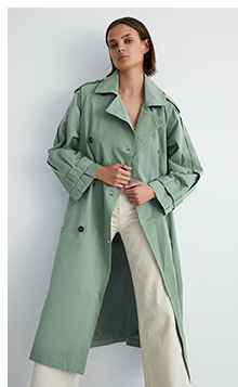 maxi trench coat