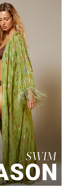 glitter tassel oversized kimono