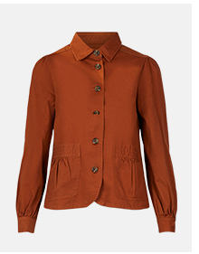 Cotton Twill Pocket Detail Shacket