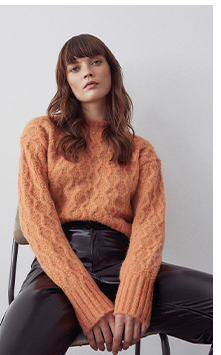 Chunky Honeycomb Knit Jumper