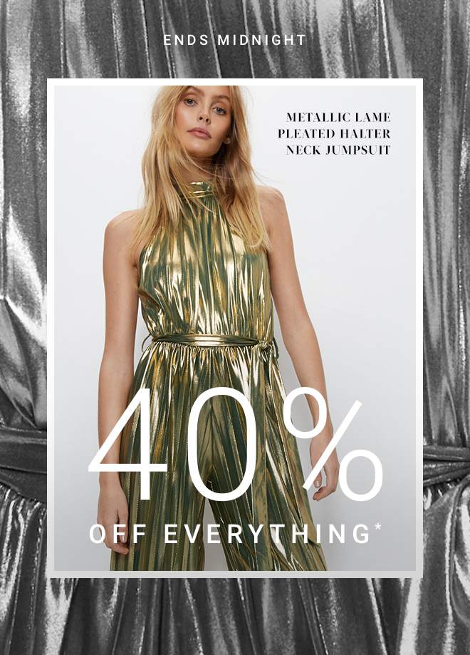 40% OFF EVERYTHING - Shop Now >>