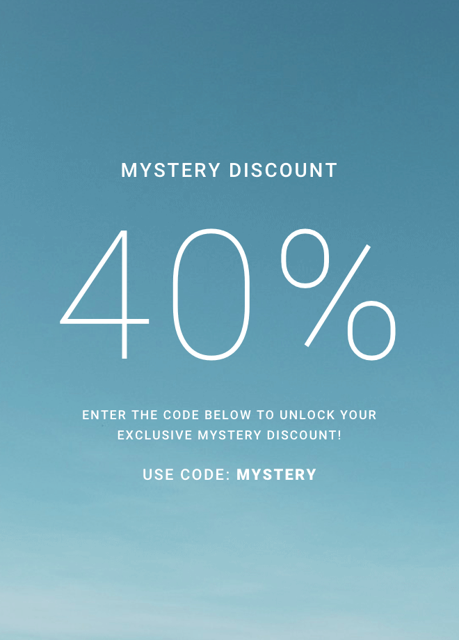 Mystery Discount - Shop Now >>
