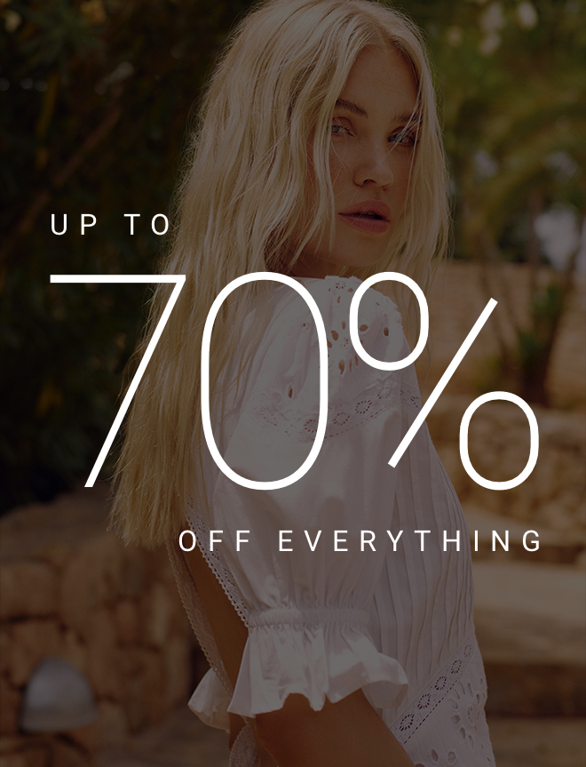 Up To 70% Off Everything - shop now