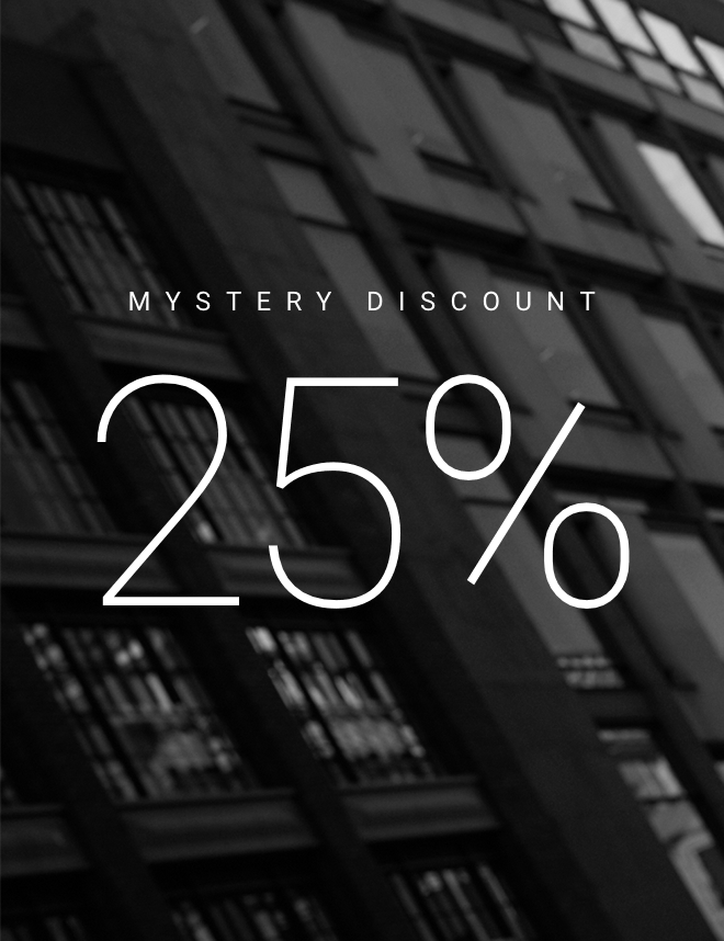 Mystery Discount - shop now