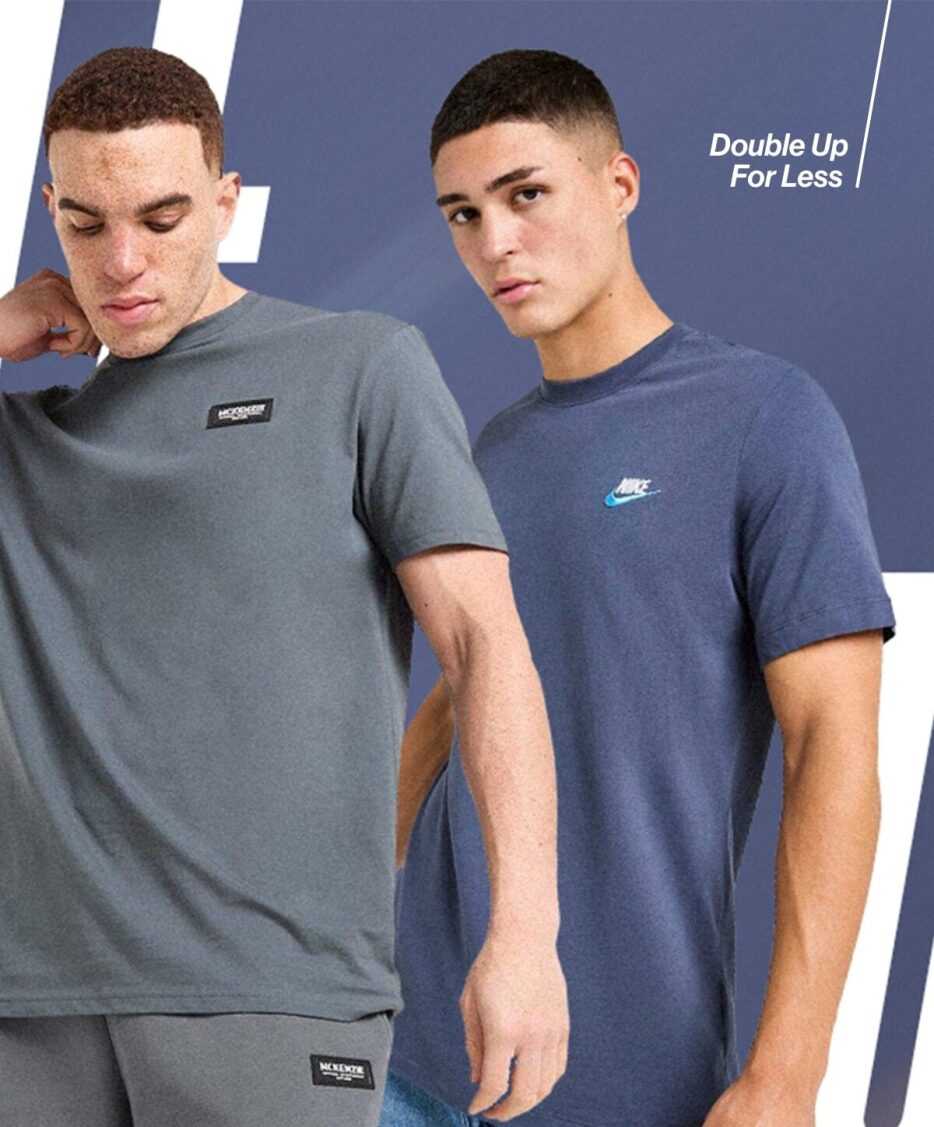 2 T-shirts voor €40