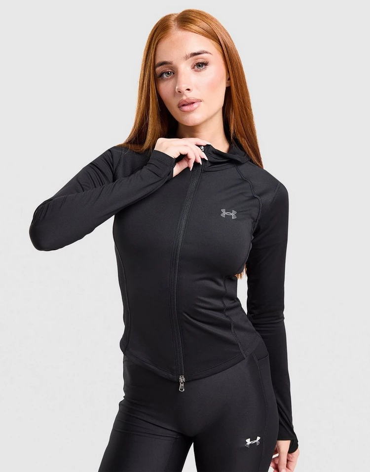 Under Armour Sweat à capuche zippé côtelé