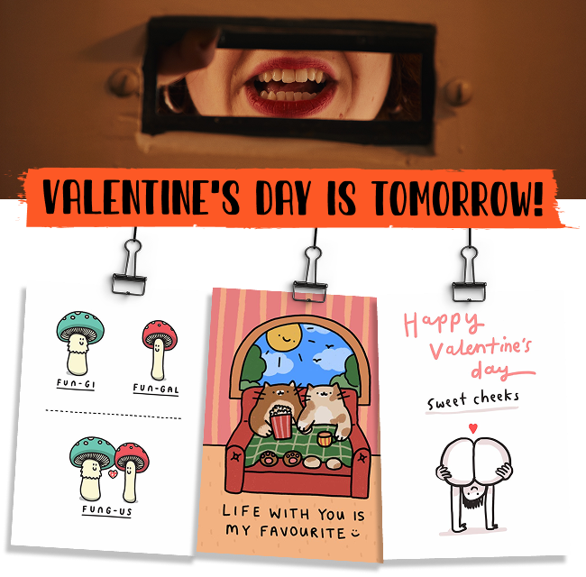 Valentine's Day is tomorrow!