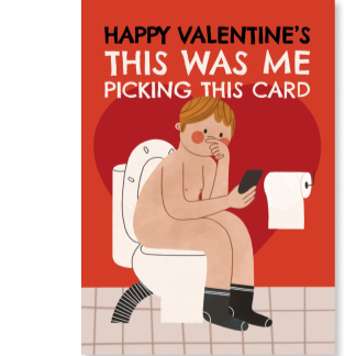 toilet scrolling card