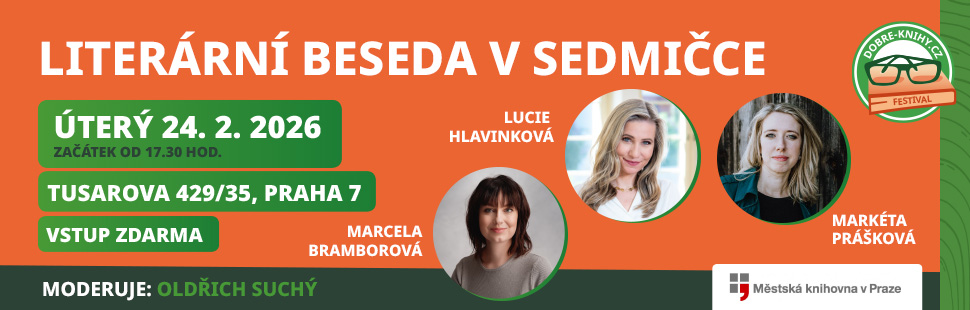 Srdečně vás zveme na literární besedu v naší sousedské knihovně SEDMIČKA