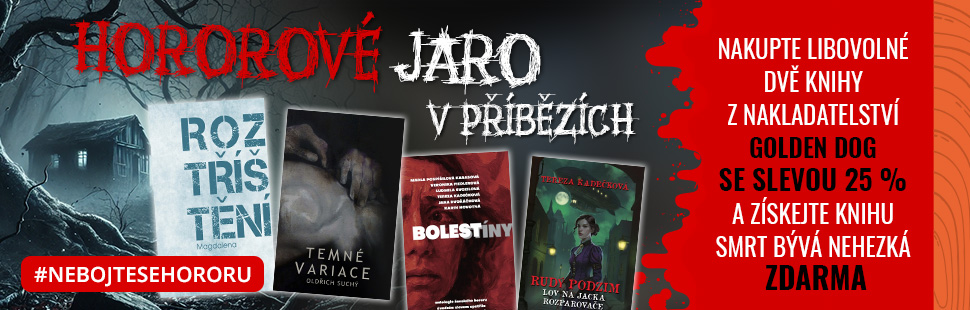 Knihy Golden Dog se slevou 25 % a při nákupu dvou knih vybraná kniha ZDARMA