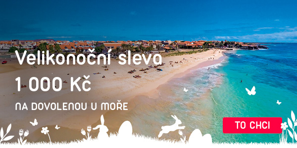 Velikonoční sleva 1 000 Kč na dovolenou u moře!