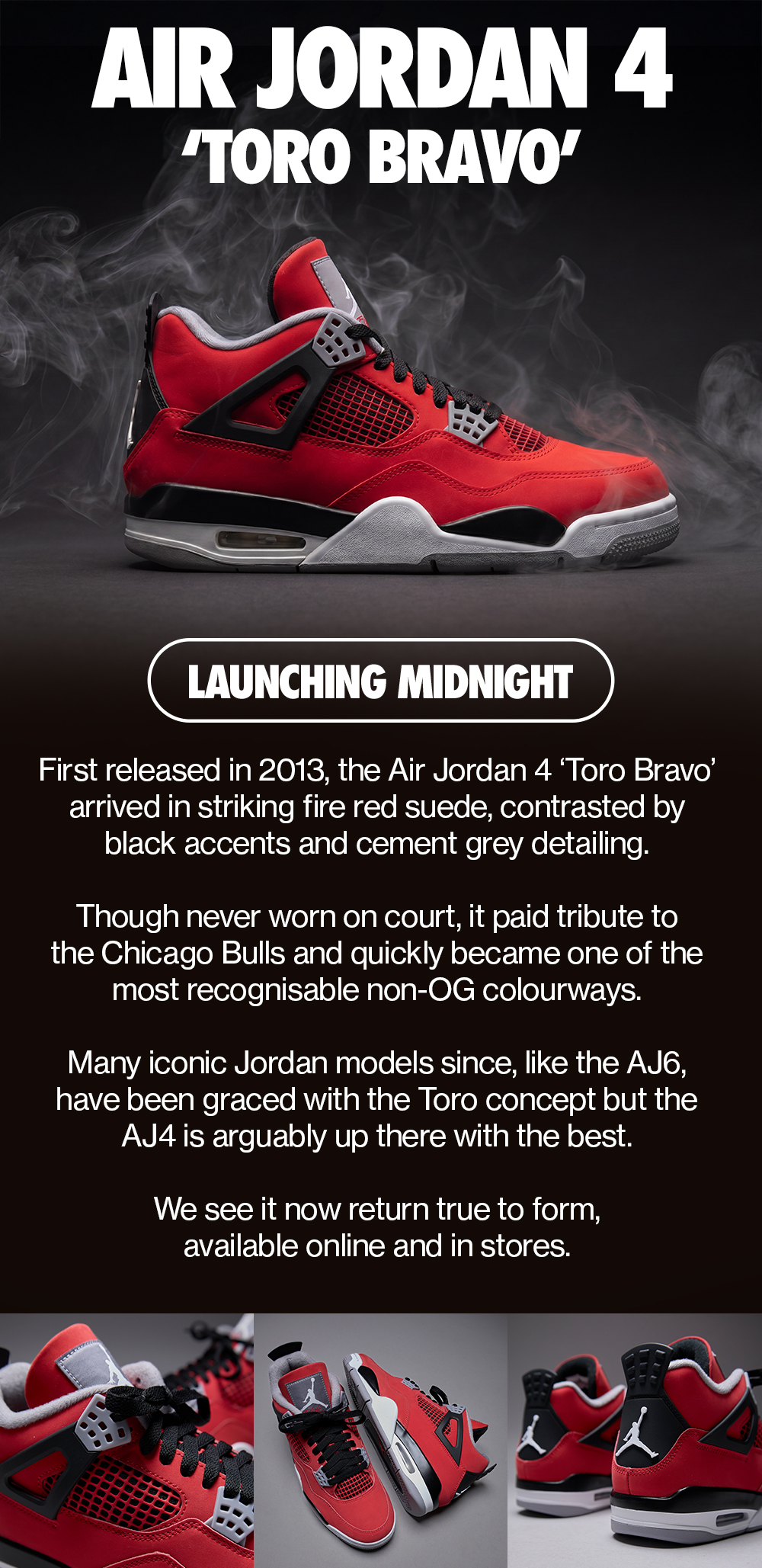 Jordan Air Jordan 4 Retro 'TORO BRAVO'