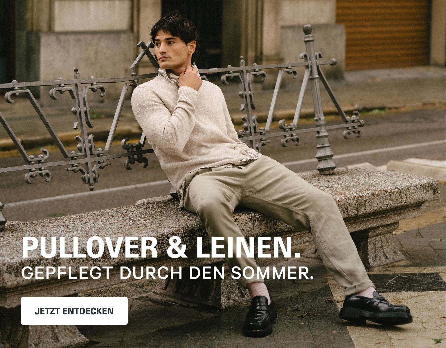 PULLOVER & LEINEN: GEPFLEGT DURCH DEN SOMMER.