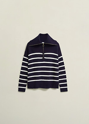 Amy Stripe Cotton Jumper