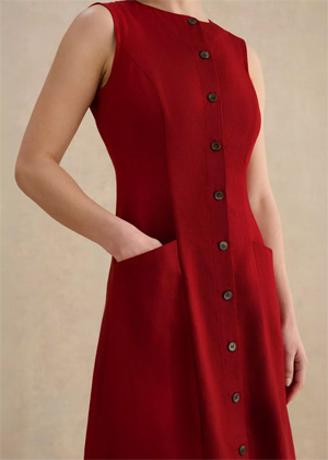 Carmen Linen Dress
