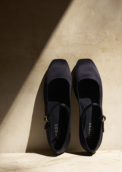 Chrissy Satin Mary Janes