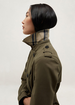 Aria Shower Resistant Trench Coat
