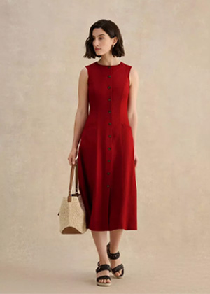 Carmen Linen Dress