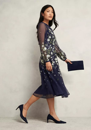 Lois Floral Embroidered Dress