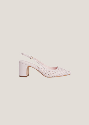 Lily Woven Slingbacks