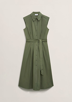 Sage Green Veronica Shirt Dress