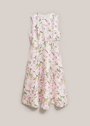 Lana Floral Jacquard Dress