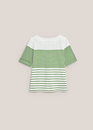 Constance Cotton Striped T-Shirt