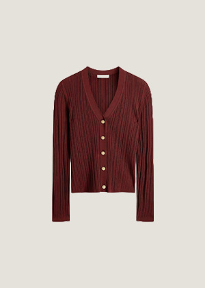 Etta Ribbed Cardigan