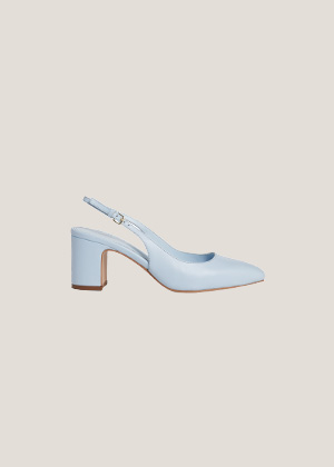 Lily Leather Slingbacks