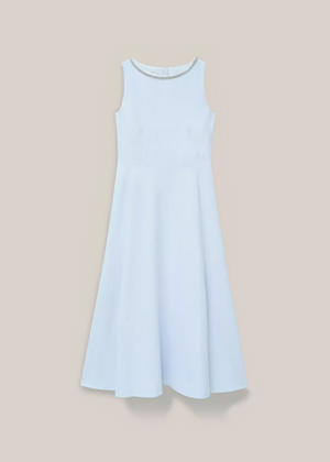 Beatrix Embellished Trimmed Dress