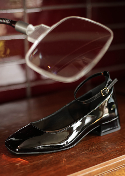 Athena Patent Heeled Shoes
