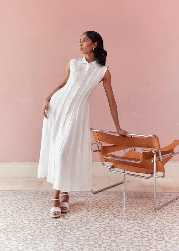 Burghley Seam Detail Shirt Dress