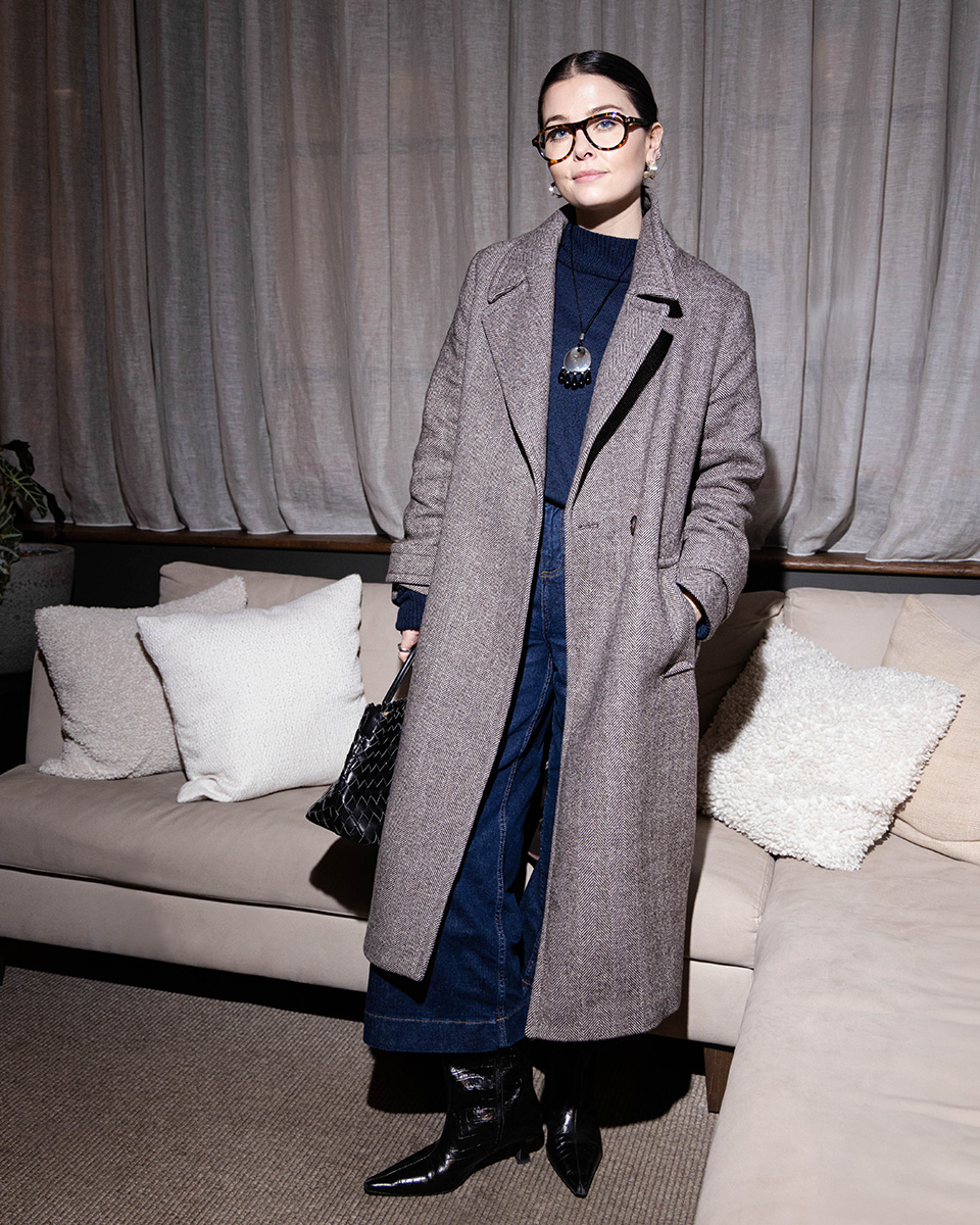 Prisha Wool Blend Coat