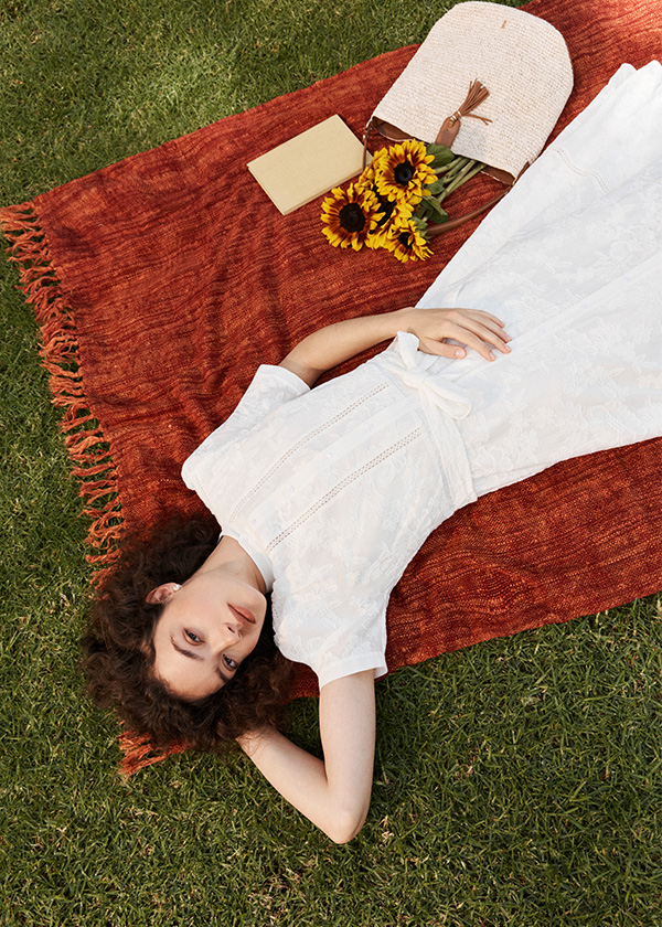 Amani Cotton Embroidery Dress