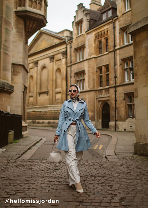 Skylar Shower Resistant Trench Coat