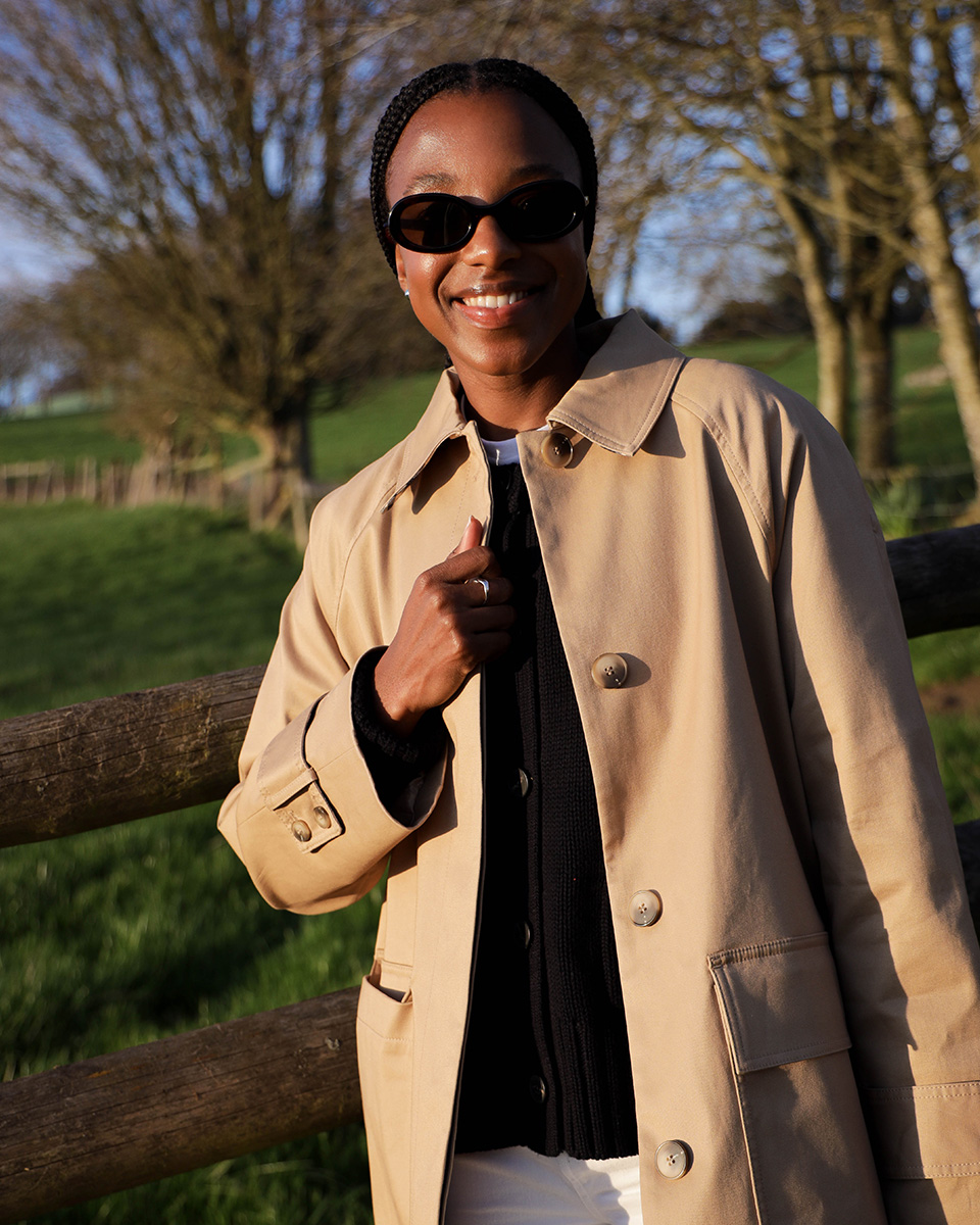 Callie Shower Resistant Car Coat