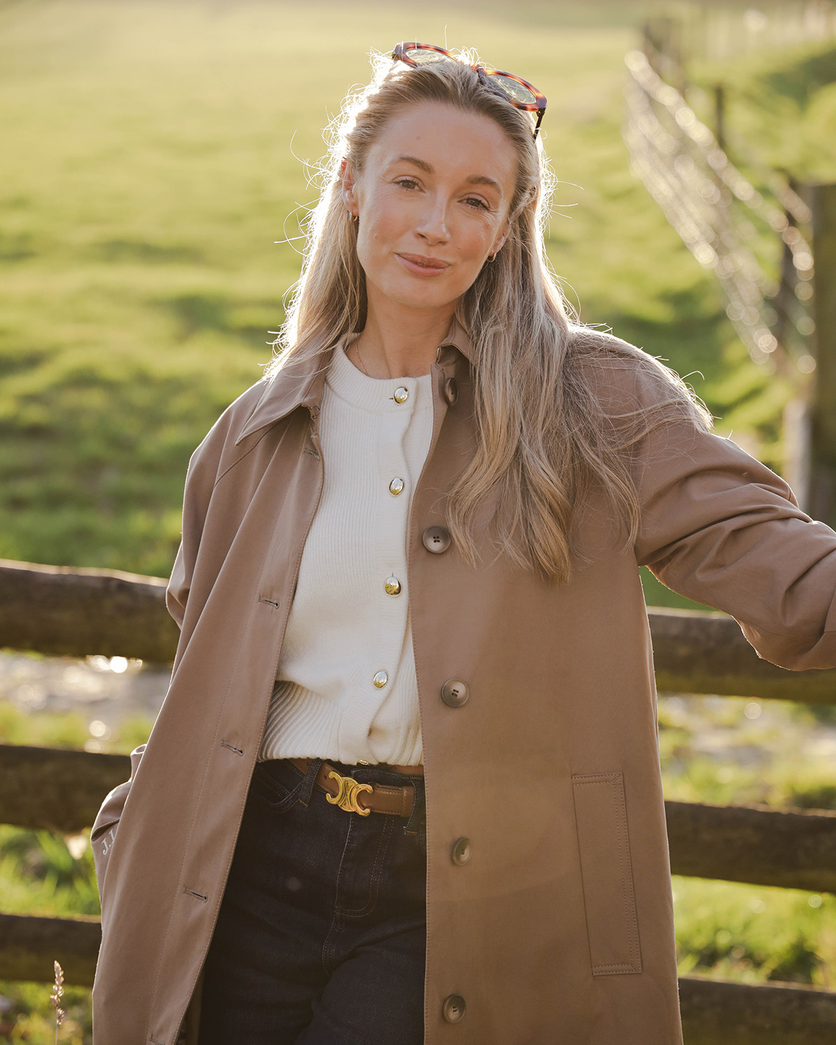 Lucy Shower Resistant Trench Coat