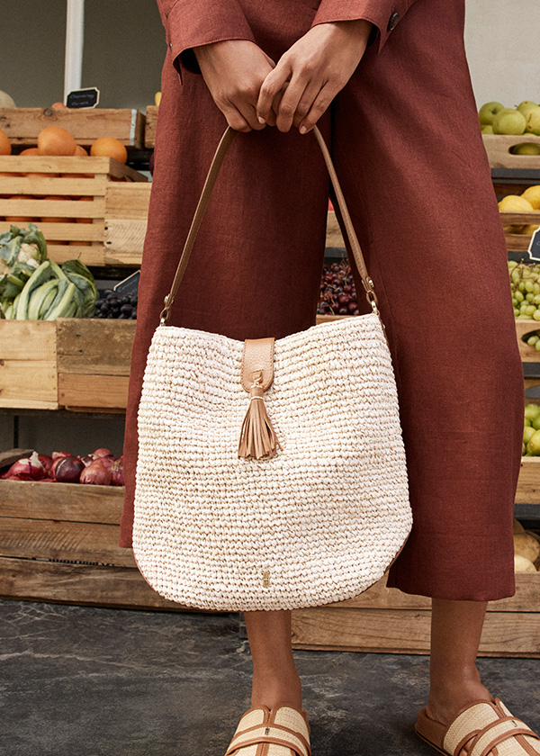 Brooke Raffia Bag