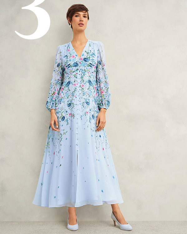 Caversham Floral Silk Dress