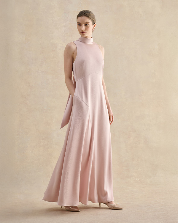 Marilyn Texured Satin Dress