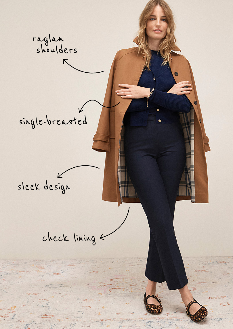 Vienna Shower Resistant Trench Coat