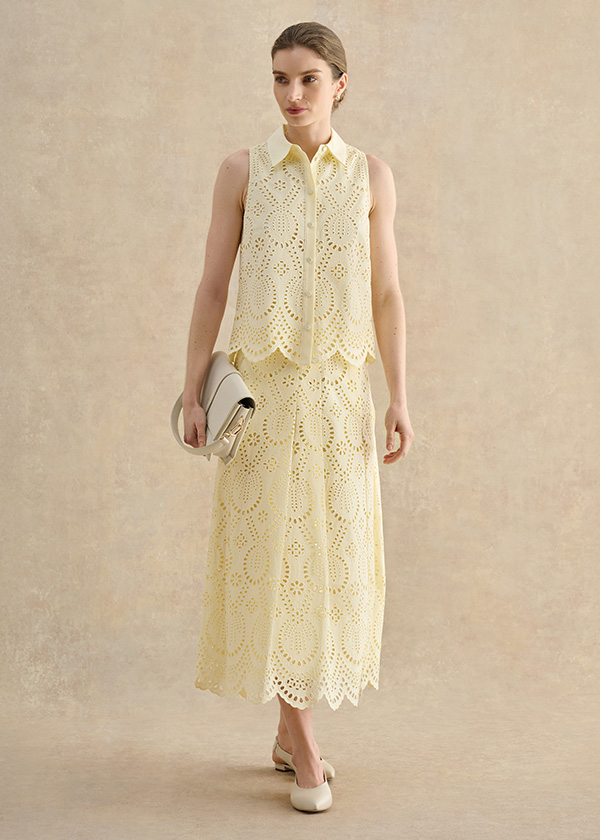 Brookshire Embroidery Skirt